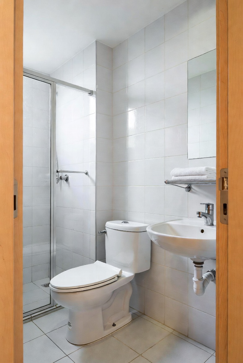 Fresh clean bathroom